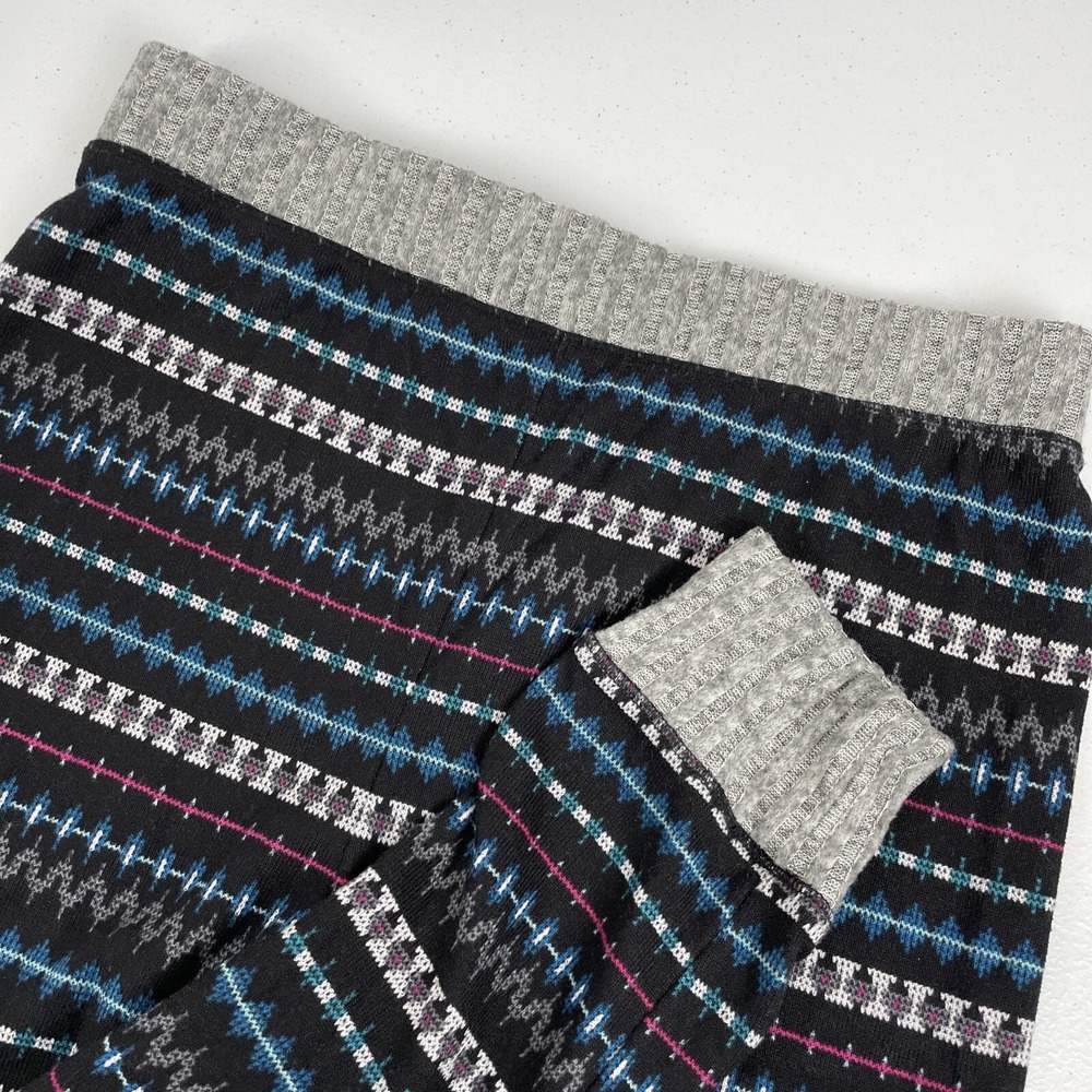 Cuddl Duds Pajama Pants Women's Size Small Striped Geometric Soft Comfort‎